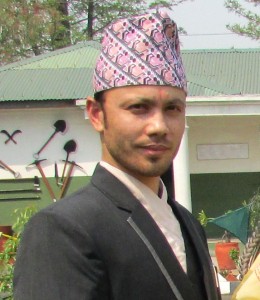 Jeevan Karki the Editor of the issue